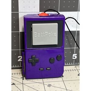 Vintage Pokemon Battle BattPoke Purple Poke Ball Blaster Toy TOMY 1999